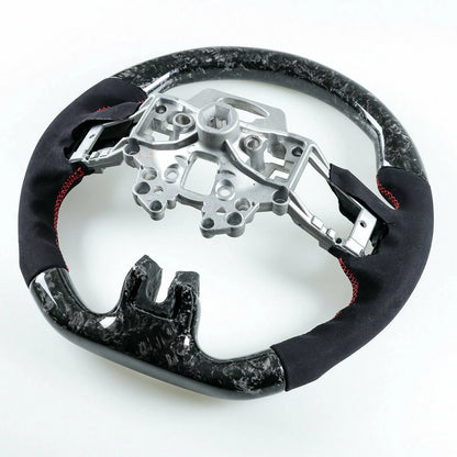 Forged Carbon Fiber Steering Wheel Suede for Ford Mustang (2019-2022)