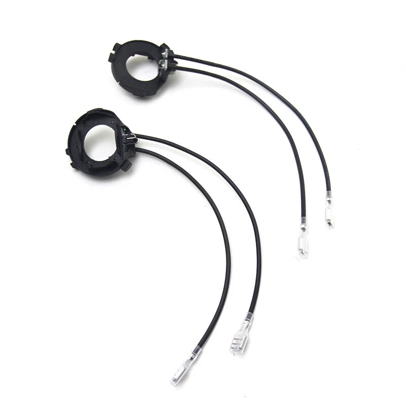 Pair H7 LED Bulb Headlight Holder Adaptor Kit Fit for VW Golf MK7 MK6 JETTA