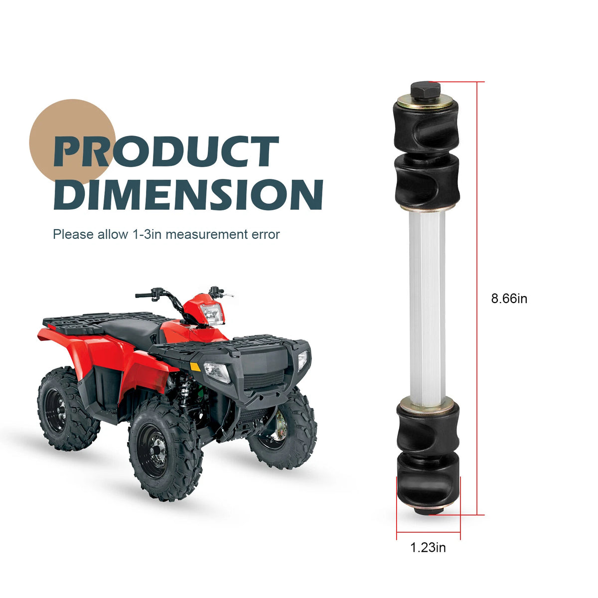 Sway Bar End Link for Polaris Ranger/Sportsman 500/700/800 2-Pack