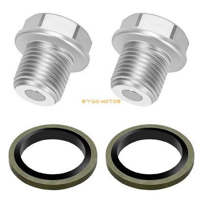 2x Drain Plug Gasket for Suzuki GSXR GSXS 750 1000 Hayab Bandit Boulevard