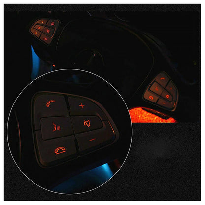 Steering Wheel Button Cover Trim for Benz GLC C W205 (2015-2018)