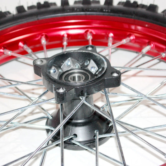 15mm Axle Front Wheel Rim & Knobby Tyre for PIT PRO Dirt Bike (14-14)