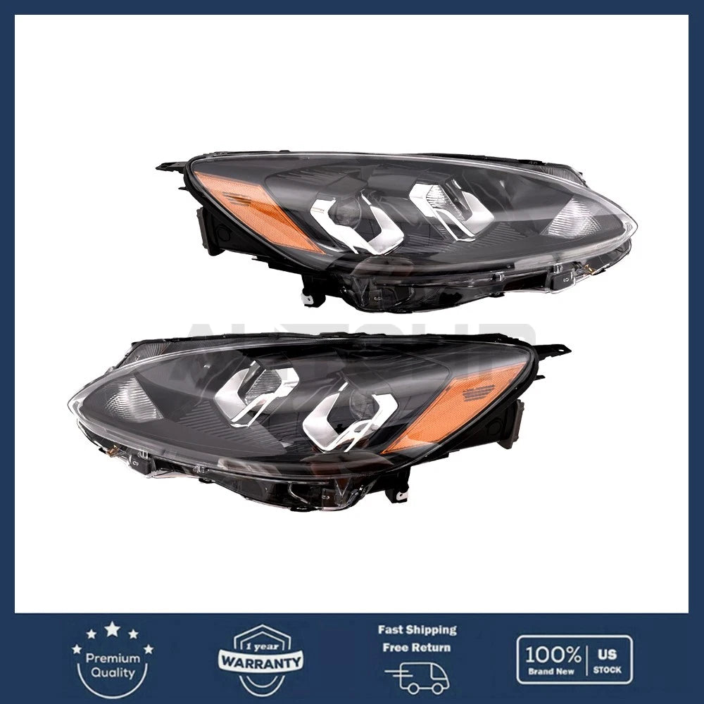 2 x Headlight Assembly w Bulb Led DRL LH+RH for Ford Escape (2020–2022)