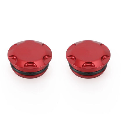 Frame Plugs Cover Red for Kawasaki EX 250 400 Ninja (2018-2022)