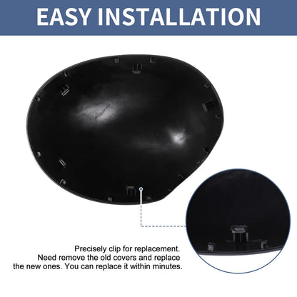 Gloss Black Left Right Mirror Cover Caps for Mini F54 Clubman (2016-2023)