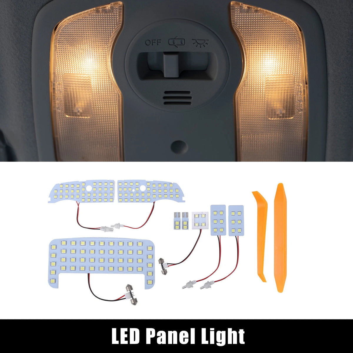 5050SMD 6000K Car Interior Dome Light for Toyota Prius (2016-2022)