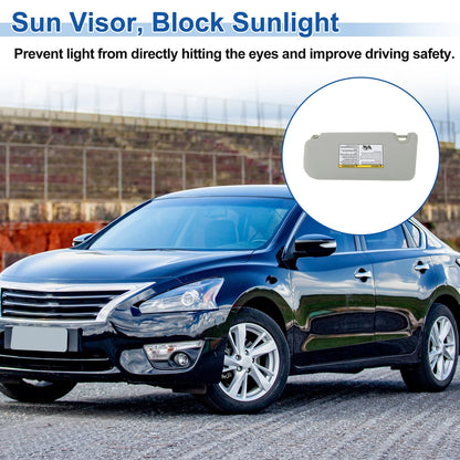 Right Side Sun Visor for Nissan Altima 2019-2025 Grey Replacement