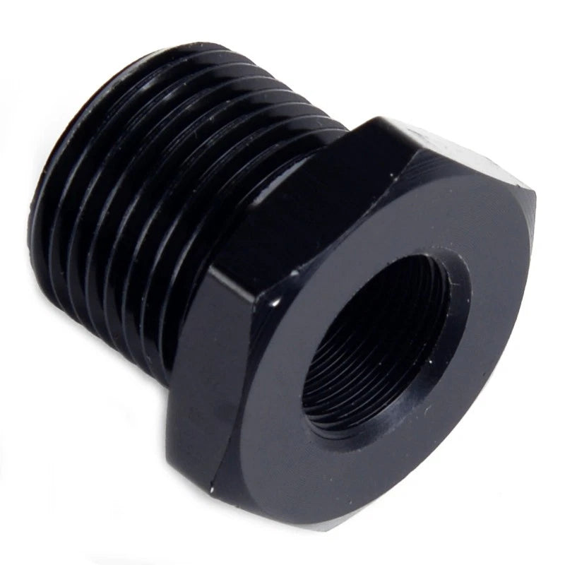 Black Oil Filter Adapter 1/2-28 to 3/4-16 Threaded for Car Model