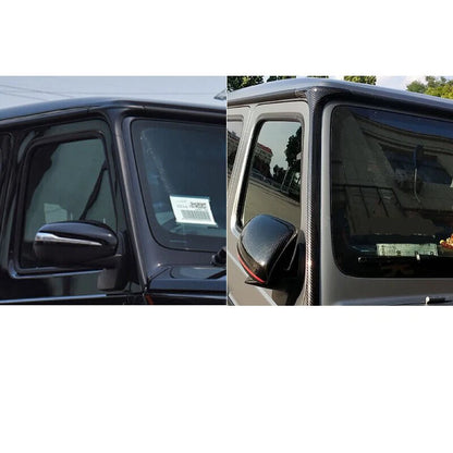 Carbon Fiber Windshield A-pillar Cover Trim for Benz G500 G63 W464 2019-2023