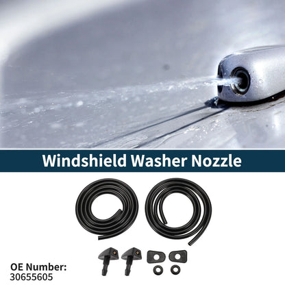 Windshield Washer Nozzle & Fluid Hose for Volvo C30 (2007-2013)