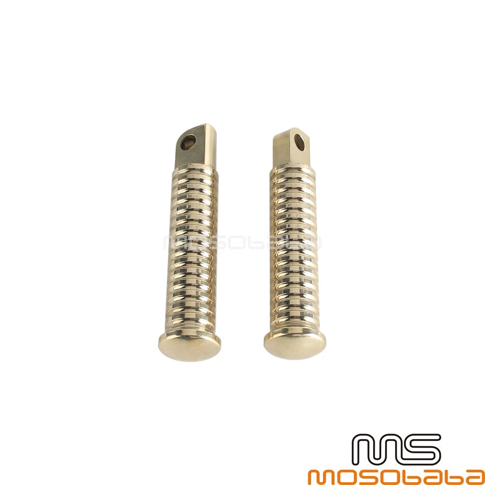 Brass Foot Pegs for Harley Sportster XL883L XL883R XL883 Forty-Eight (2004-2023)