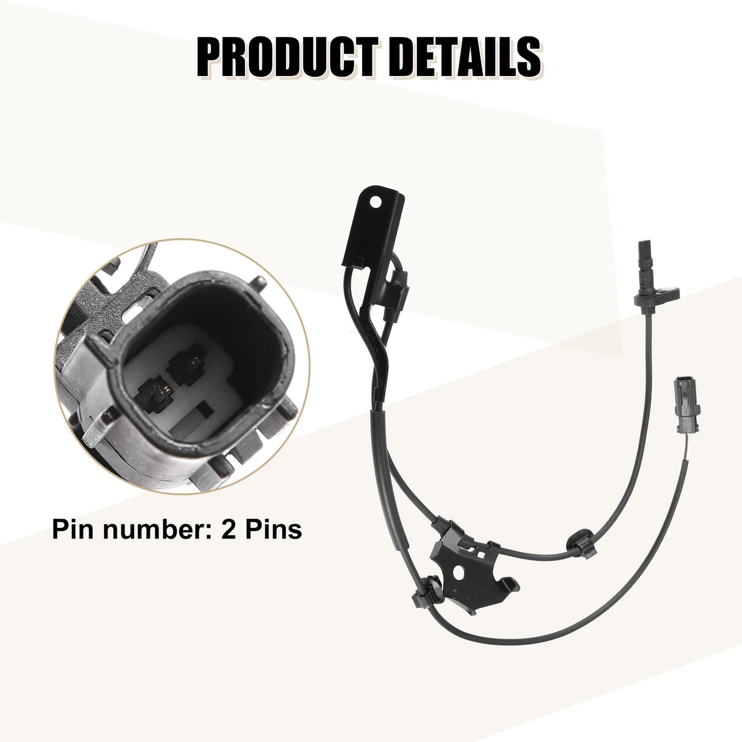 1 x ABS Wheel Speed Sensor Front Left for Lexus CT200H (2011–2017)