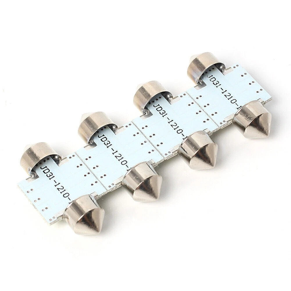 11PCS White LED Interior Lights Package for T10 31mm (Fits Various Models)