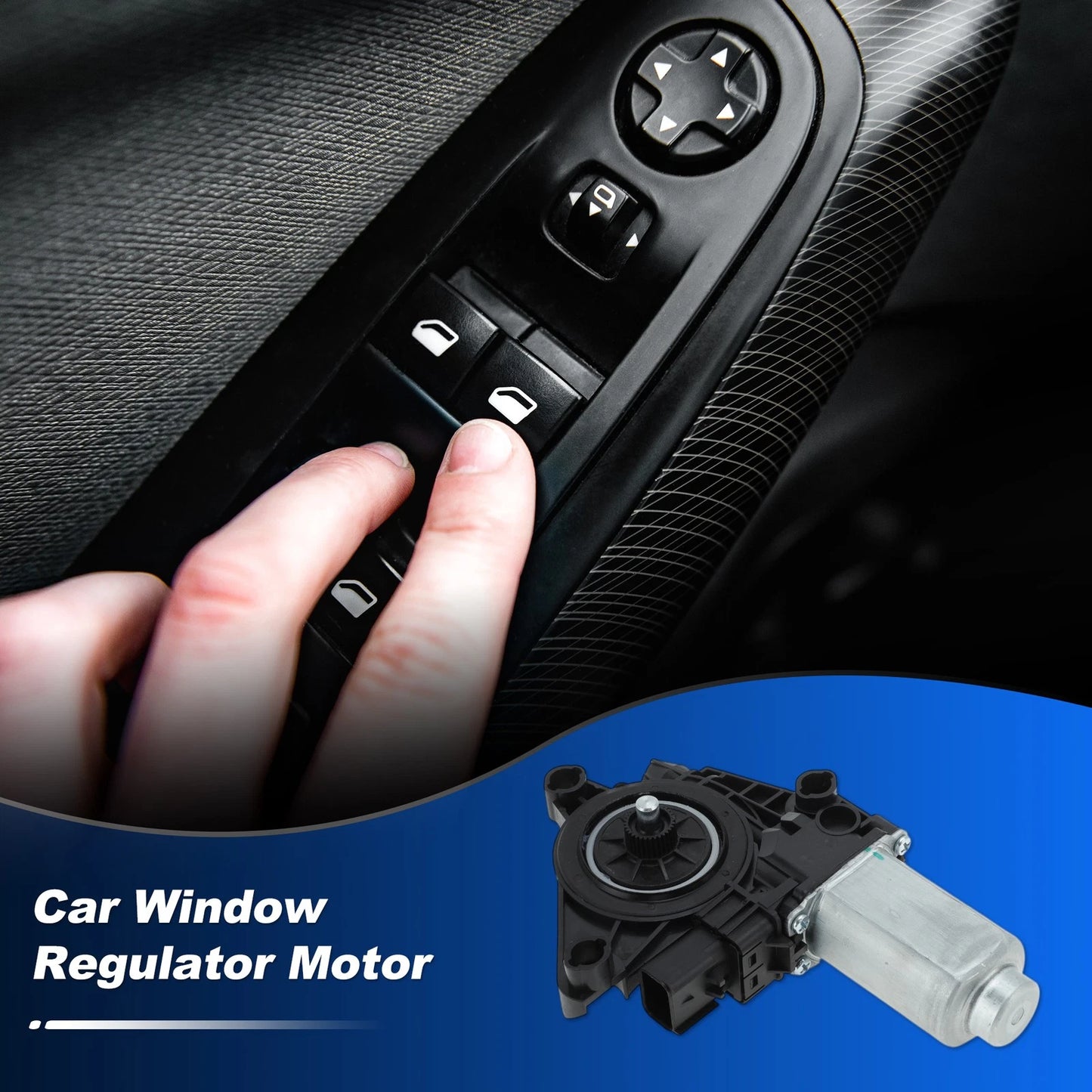 Window Regulator Motor Front Left for Dodge Charger, Chrysler 300