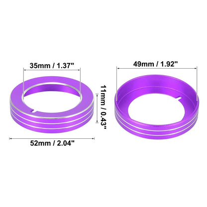Purple Headlight Switch Button Knob Trim for Ford Mustang F150 (2015-2020)