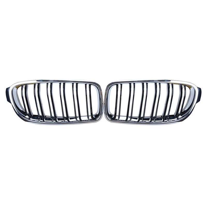 Chrome Front Kidney Grill for BMW 3 Series F30 F31 M3 Style (2012-2018)