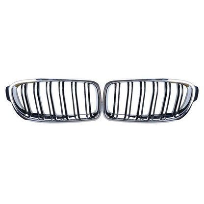 Chrome Front Kidney Grill for BMW 3 Series F30 F31 M3 Style (2012-2018)