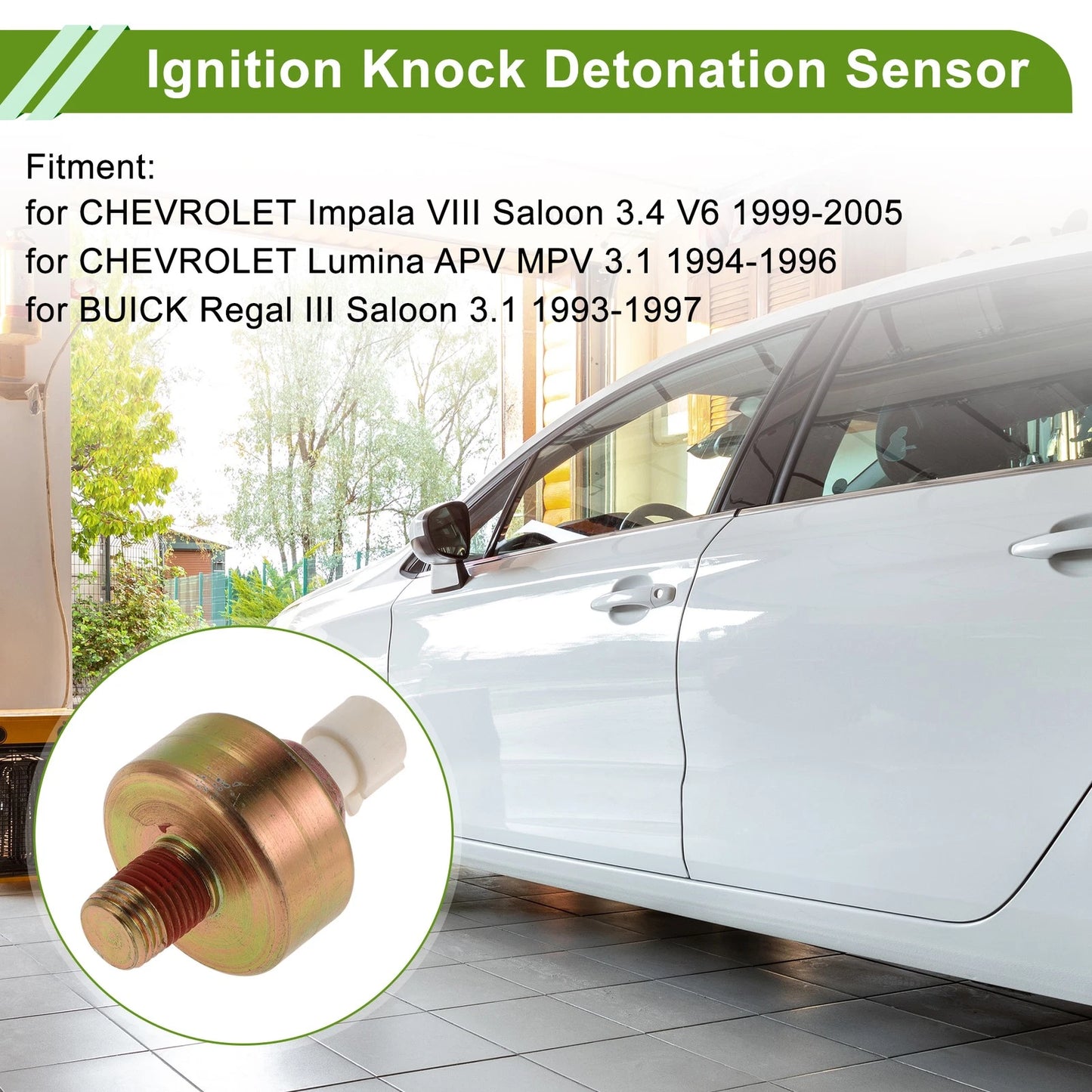 1 x Ignition Knock Detonation Sensor for CHEVROLET Impala (99 - 05)