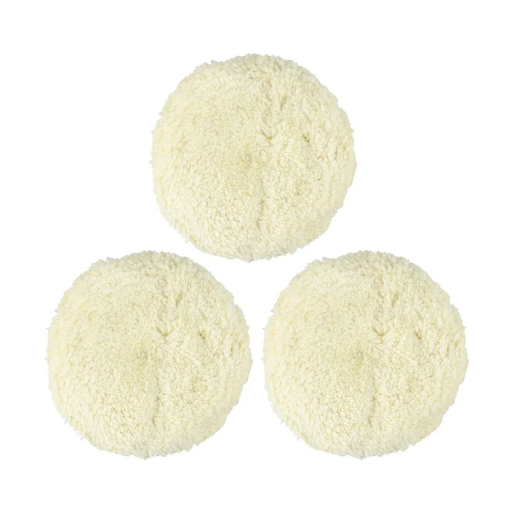 7-Inch Wool Polishing Pads for Cars/Boats - Buffing Disc