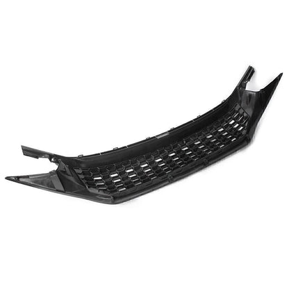 Black Mesh Honeycomb Front Upper Grille for Honda Civic (2016-2018)