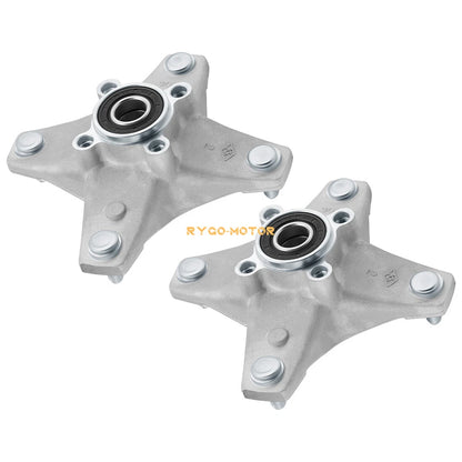 2 x Front Wheel Hubs w/Studs Seals Bearings for Yamaha Raptor 660R 700 YFZ450 450R