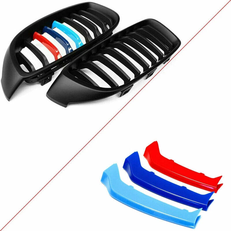 M-Color Grille Insert Trim Strips for BMW F32 F33 F36 M-Sport (2014-2018)