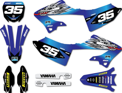 Custom Graphics Decal Kit for Yamaha YZ 250 (2022-2025)