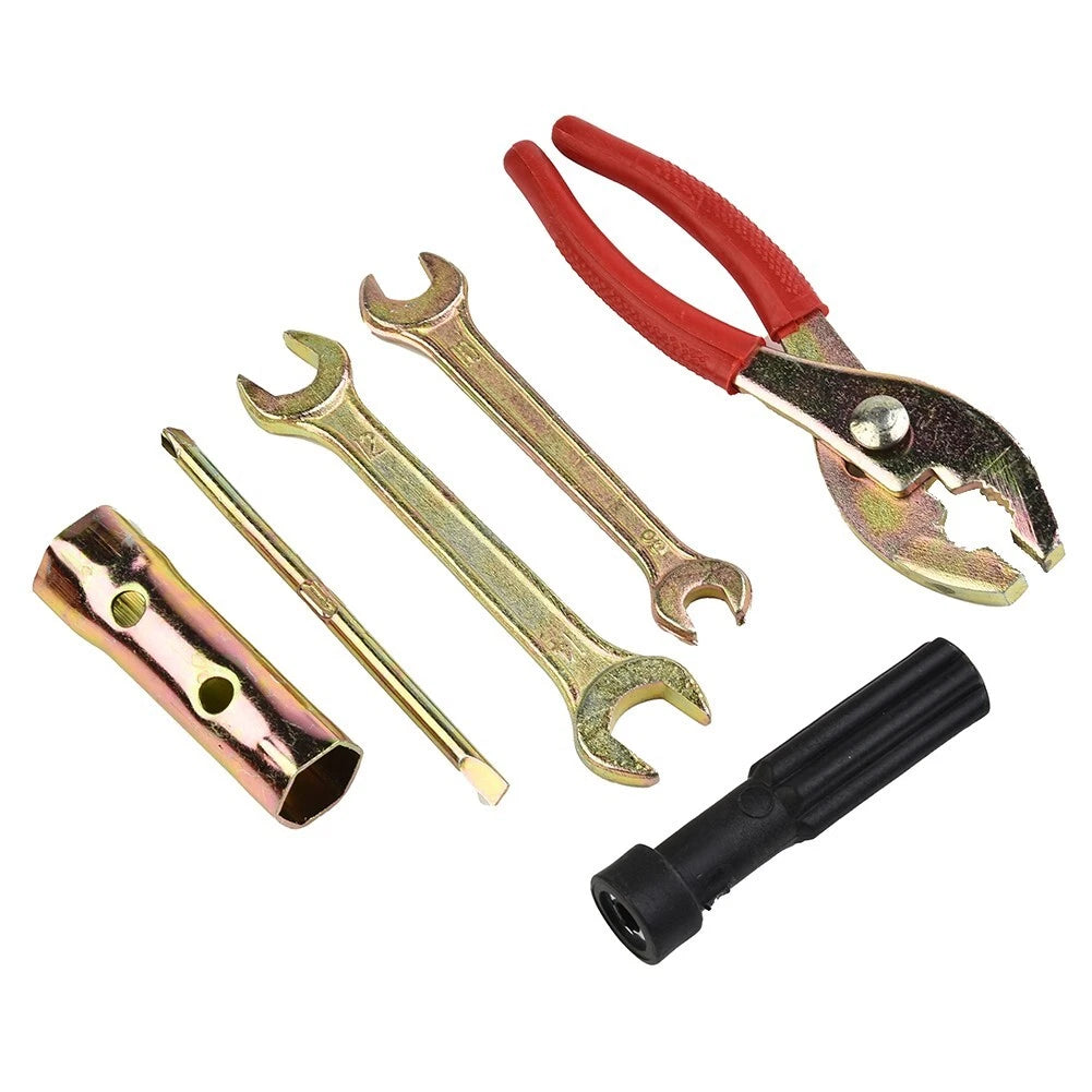 Screwdriver Pliers Wrench Spark Plug Sleeve Remover Tool Kit for Motorcycle