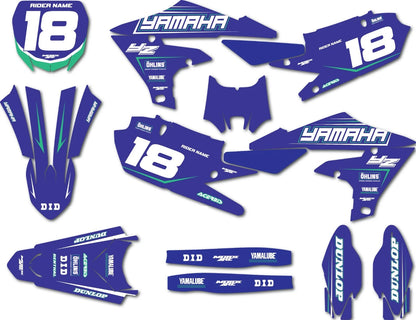 Yamaha YZF 450 YZ 450F Graphics Kit Sticker Sinister Style (2018-2022)