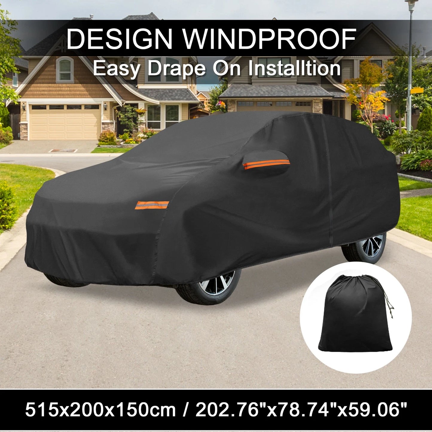Waterproof Aluminum Film Car Cover for Mazda CX-70