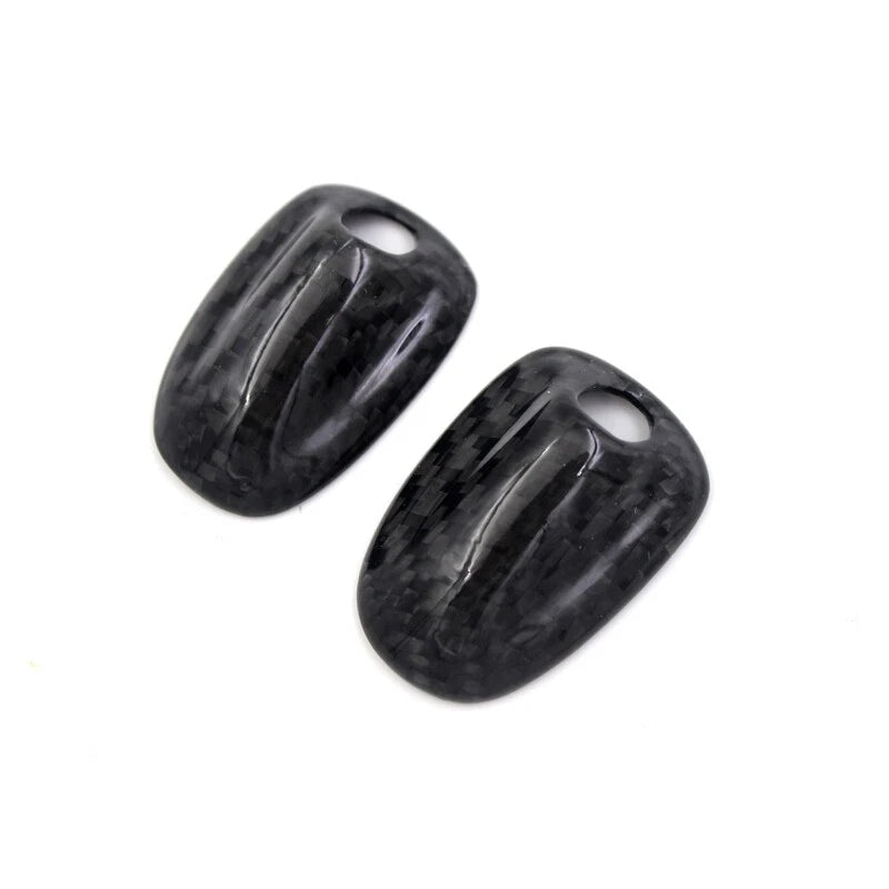 Real Carbon Fiber Windshield Water Spray Nozzle Cover Trim for Mini Cooper S One