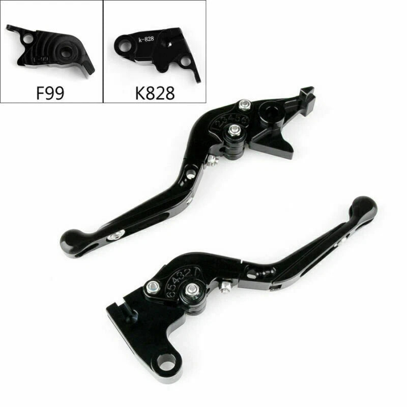 CNC Brake Clutch Lever for Kawasaki ZX10R/RR/KRT (2016-2017) Black