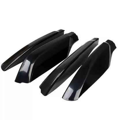 4 x Glossy Black Roof Rack Rail End Cover Caps for Toyota Prado (2010-2018)