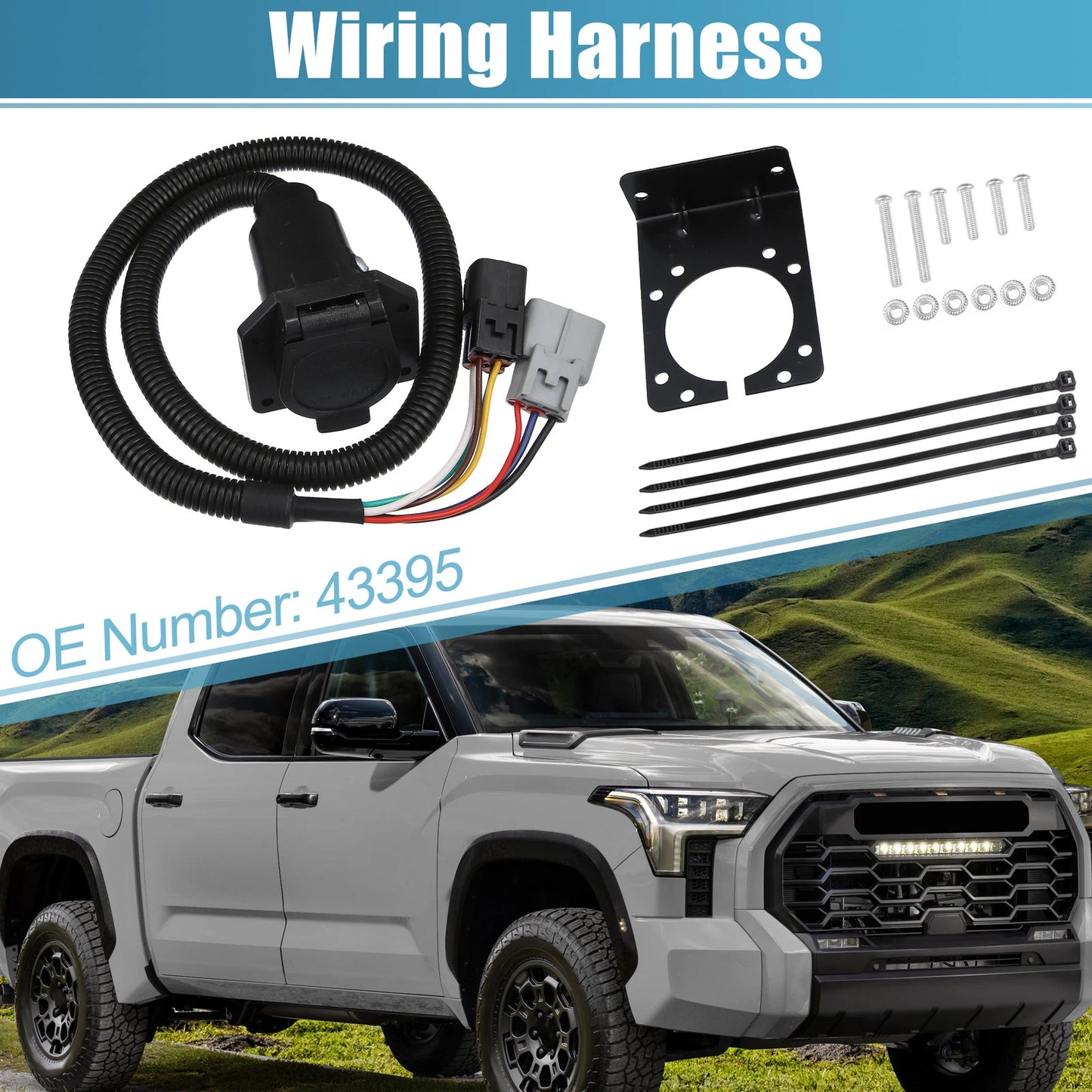 7-Pin Trailer Wiring Harness for Toyota Tundra (2003-2006)