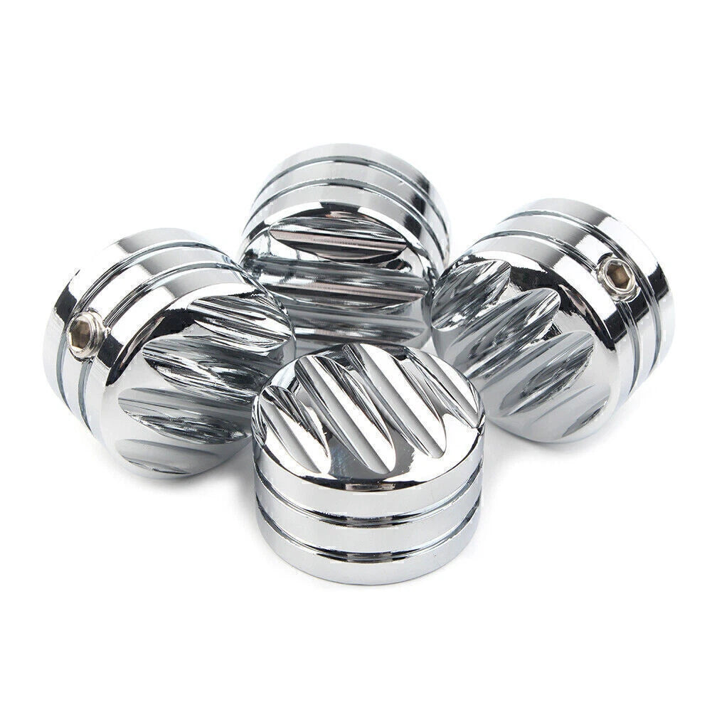 4X Head Bolt Covers for Harley Sportster XL883/1200 & Twin Cam Big Twin (1986-2023)