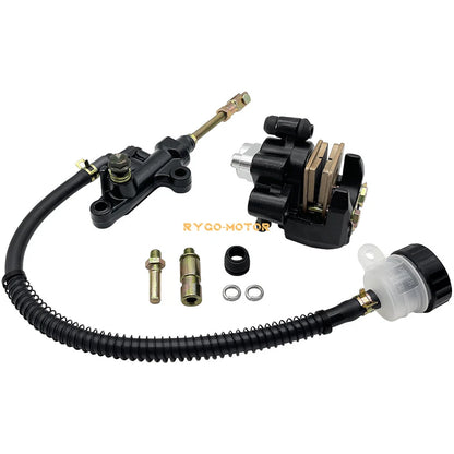 Rear Brake Master Cylinder & Caliper W/Pads for Yamaha Banshee 350 (1987-2006)