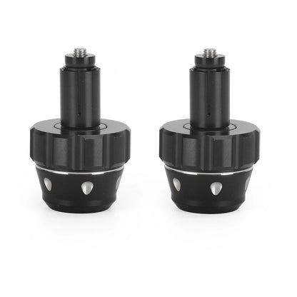 Handlebar Ends for CNC Vibration Damper Black Ø 13-18mm