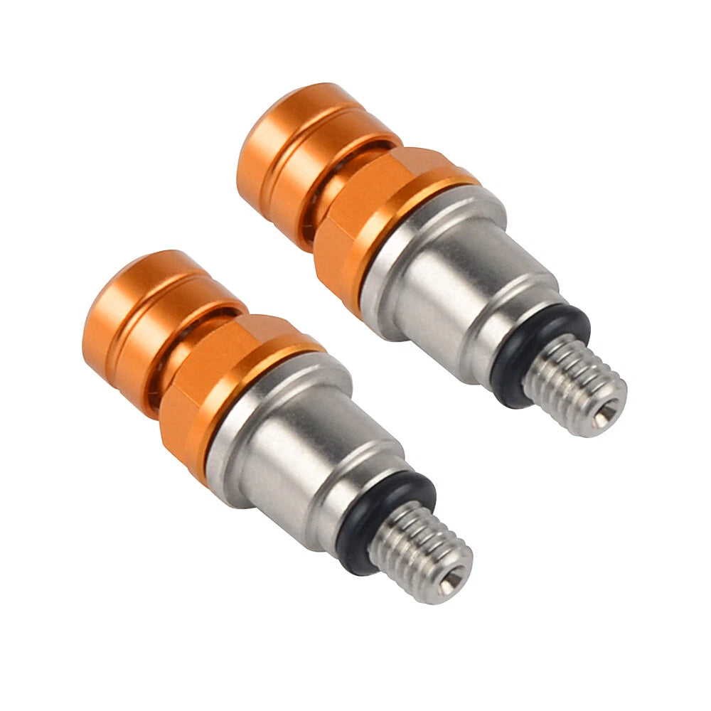 2 x Billet Air Fork Bleeder Relief Valves for KTM 125 150 250 350 450 SX (2011-2023)