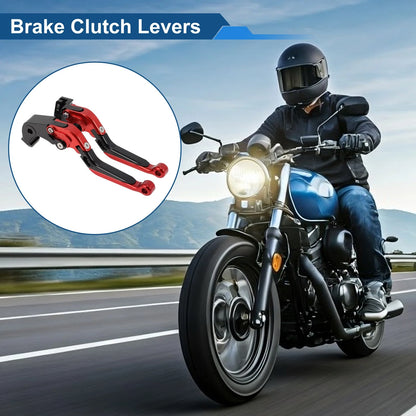 Brake Clutch Levers / Adjustable Short/Long for Kawasaki ZX6R (2019–2025)