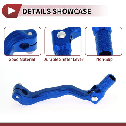 Folding Motorcycle Gear Shifter Lever for Bosuer M4 Blue