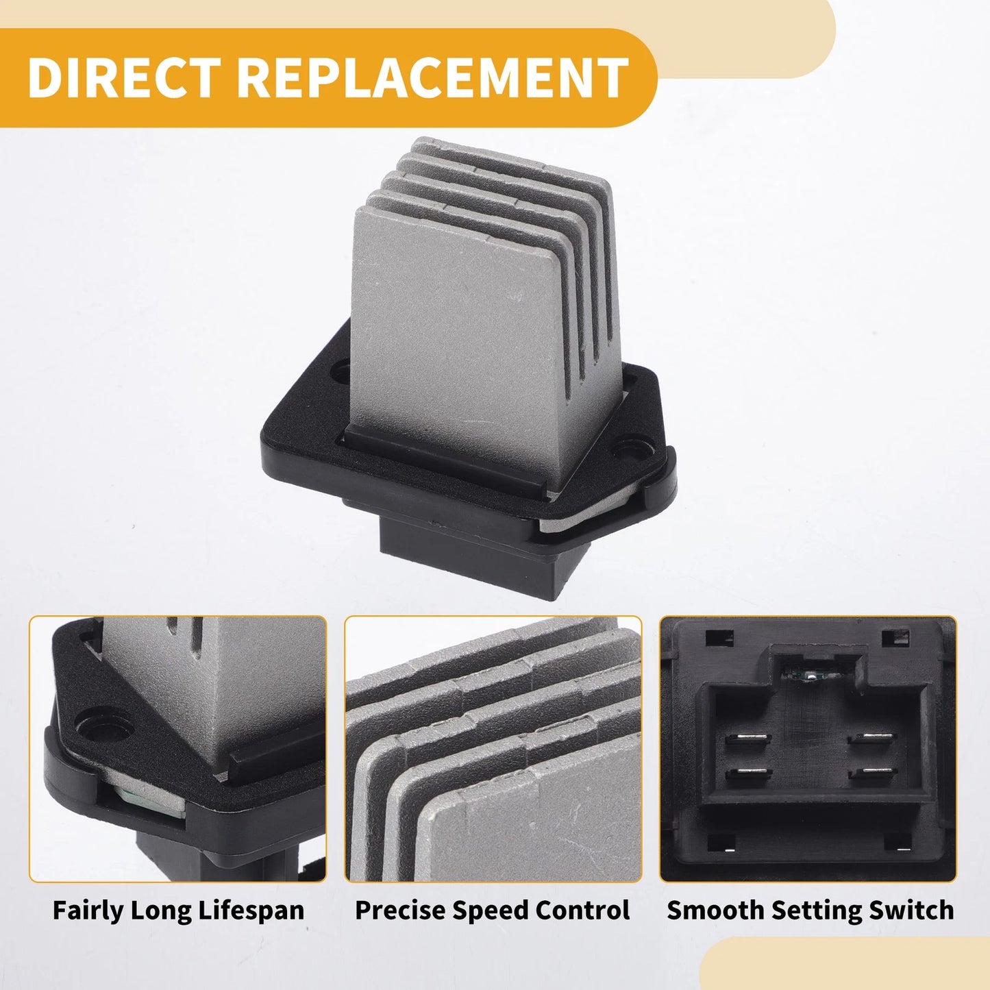 HVAC Blower Motor Resistor for Heater 1 Pc