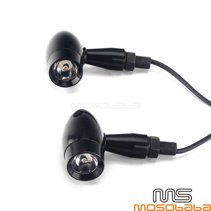 Bullet Shape LED Turn Signal Lights for Harley Honda Kawasaki Yamaha Ducati