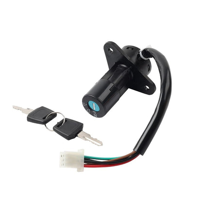 Motorcycle Security Ignition Switch Lock w/ 2 Keys for Suzuki GS125