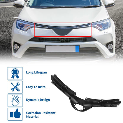 Front Hood Bumper Grille for Toyota RAV4 LE (2016-2018) Black