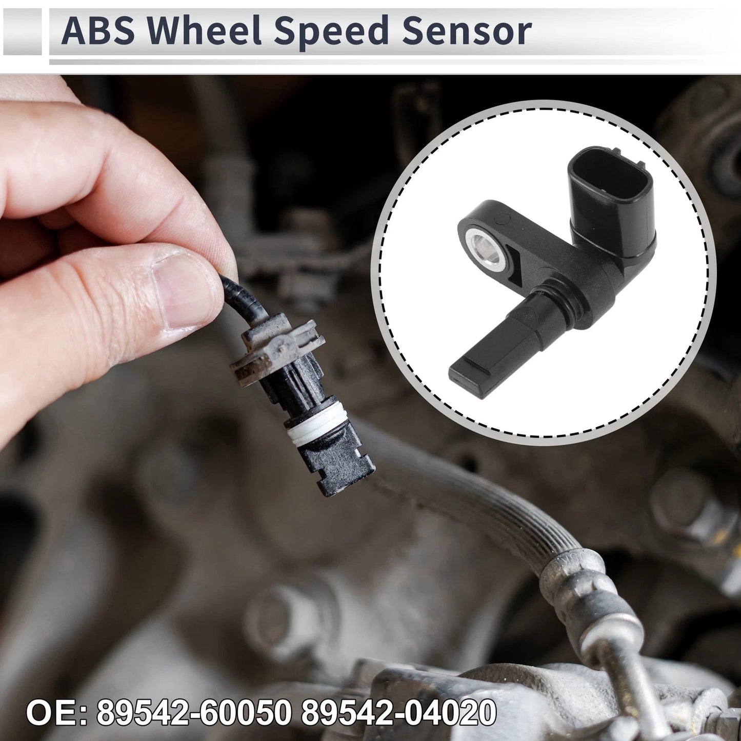 ABS Wheel Speed Sensor 1 Pcs Front Right for Toyota 4Runner (2003–2024)