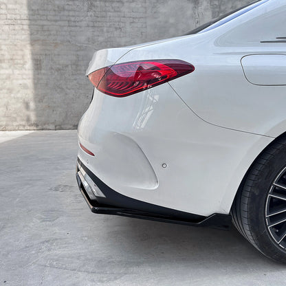 Gloss Black Rear Bumper Diffuser Lip for Benz C Class W206 (2022-2024)
