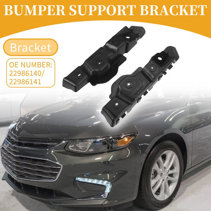 LH RH Side 1 Pair Bumper Support Bracket for Chevrolet Malibu (2013-2015)