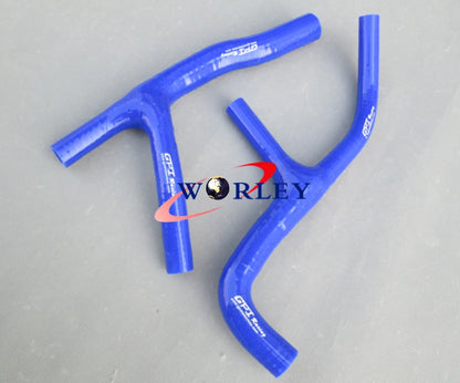 Silicone Radiator Hose for Suzuki DRZ400E 2000-2002 ( Blue)