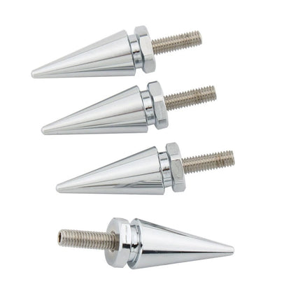 4 x Chrome Spike Windscreen Screw Bolts for Harley Touring Road Glide (1998-2025)