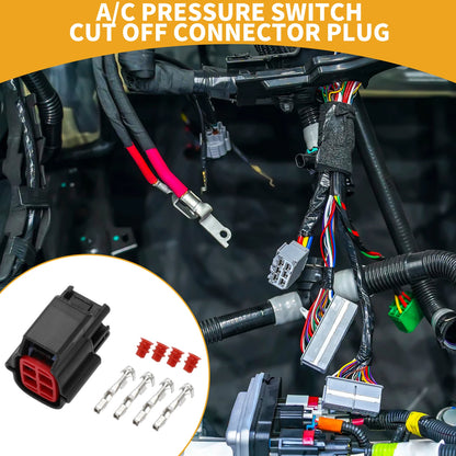 A/C Pressure Switch Connector Plug for Ford (No. 1U2Z14S411AUA)